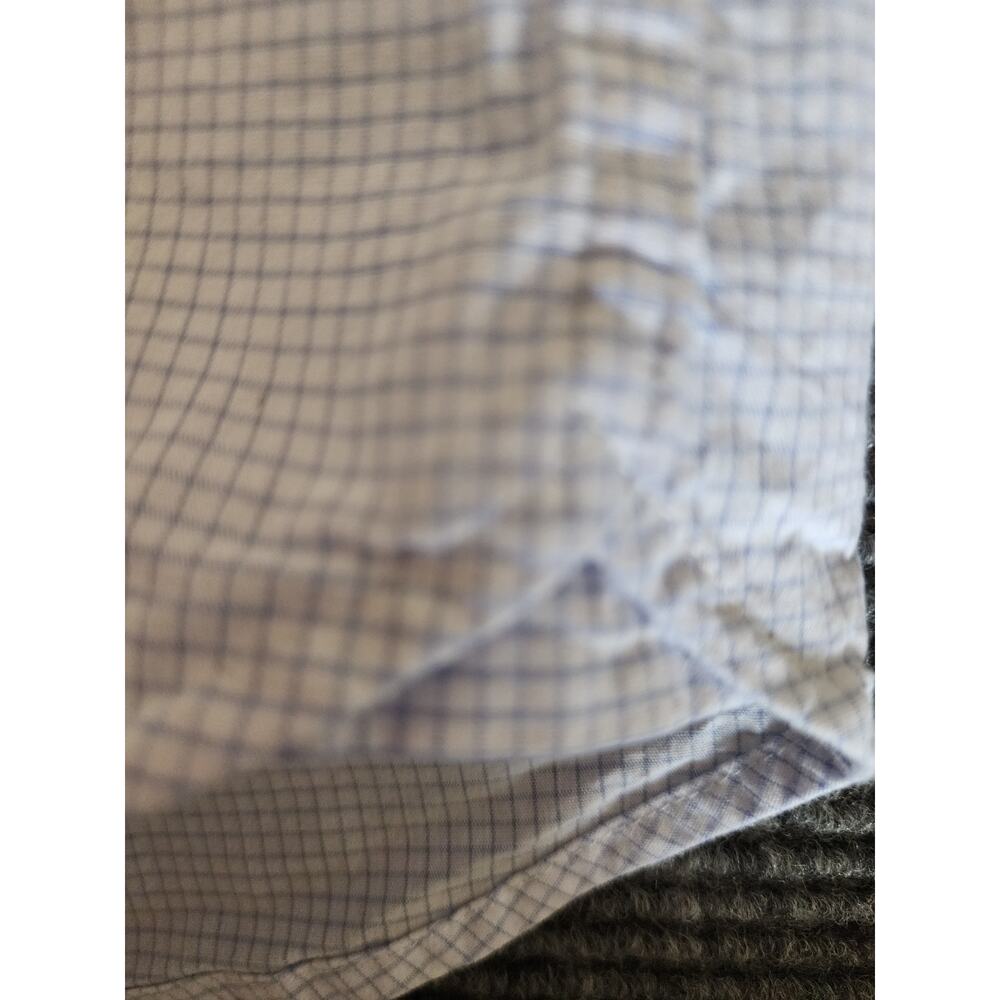 Banana Republic Mens XXL Slim Fit Checked Cotton-Blend Long Sleeve Button Up - Picture 8 of 8
